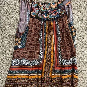 Anthropologie Multicolor Patterned Blouse